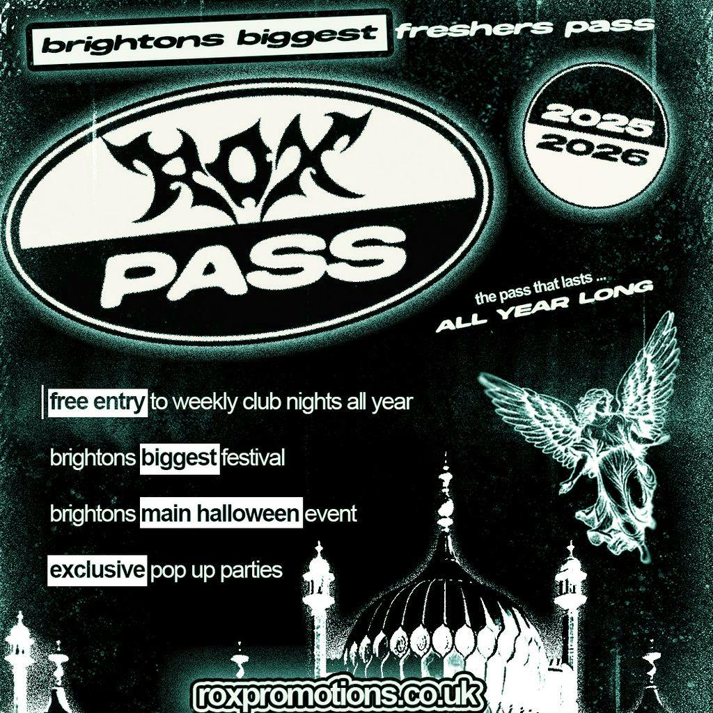 The Official 2025/26 Brighton and Sussex ROX Pass at Brighton And Hove   Multiple Venues
