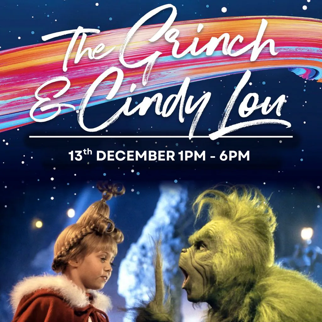 The Grinch and Cindy Lou at The Shankly Hotel at The Shankly Hotel