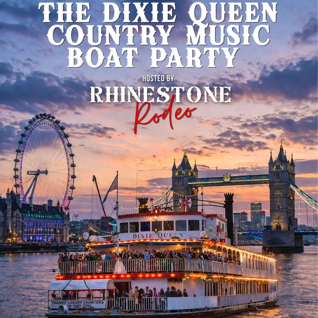 Rhinestone Rodeo: The Country music boat party 15th August 2026 at The Dixie Queen , Steam Paddle Boat