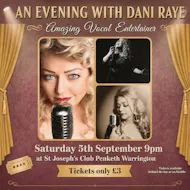 Dani Raye at St Joseph's Club
