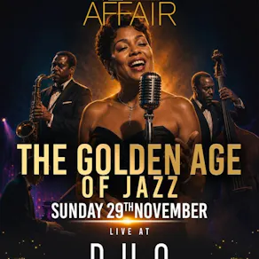 Jazz Affair Live Jazz Swing & Timeless Classics Sunday 29th Nov