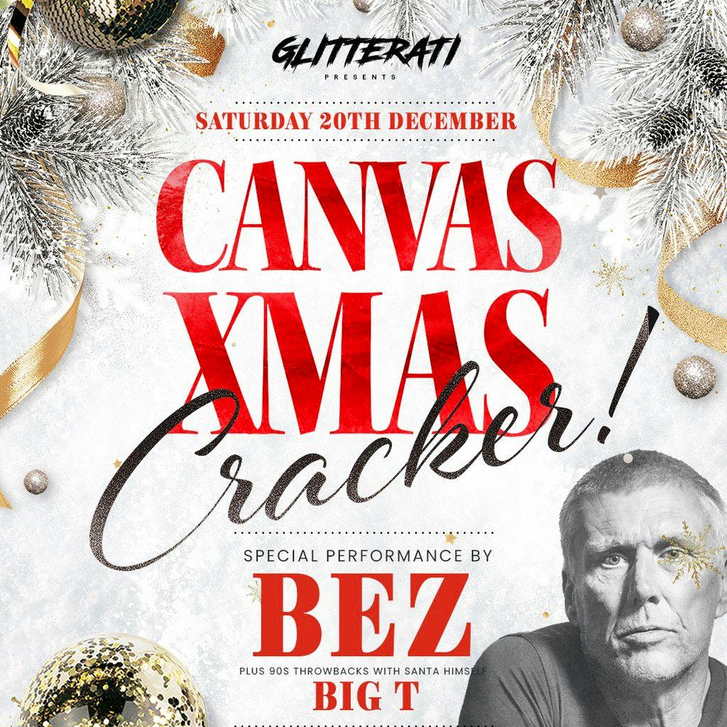 The Canvas Christmas Cracker hosted by BEZ (Happy Mondays) at Canvas