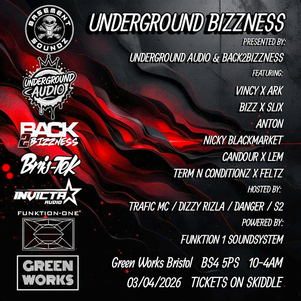 Underground Bizzness - underground audio x back2bizzness at Green Works