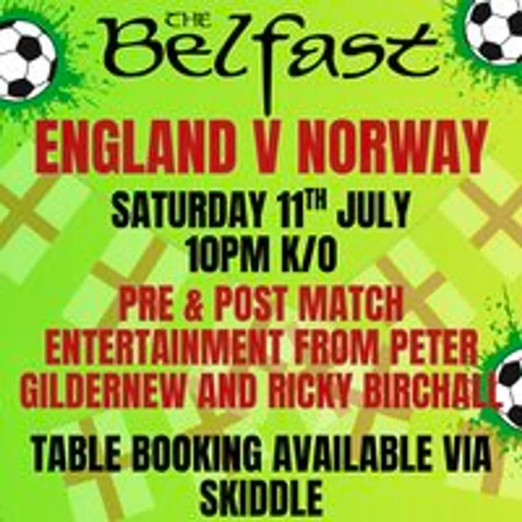 England vs ? @ The Belfast Wigan SEMI FINAL at The Belfast Wigan