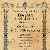 Liverpool Irish Centre: The Relaunch at Liverpool Irish Centre