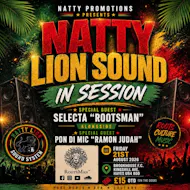 Natty Lion Sound System in Session! at BROOKHOUSE FC