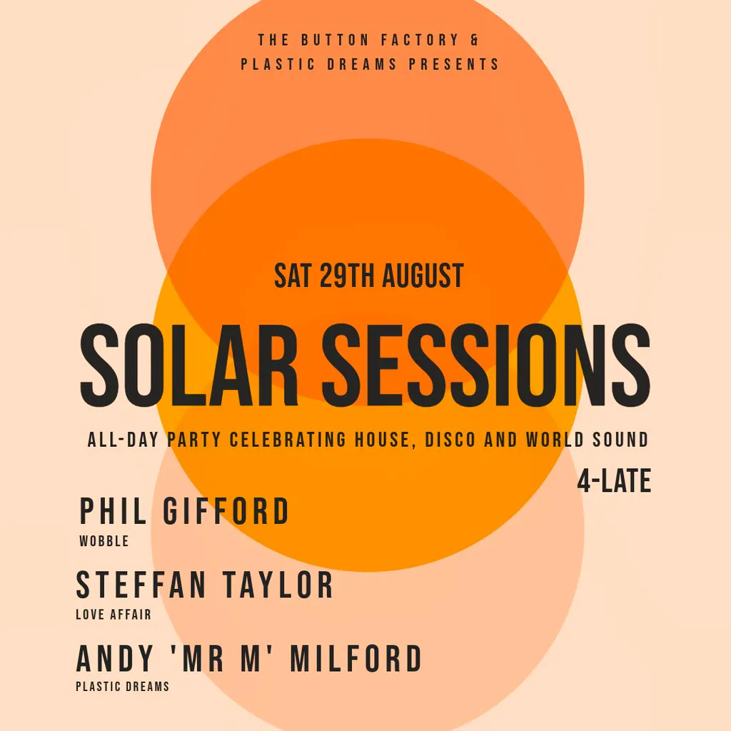 Solar Session w/ Phil Gifford, Steffan Taylor and Andy Milford at The Button Factory