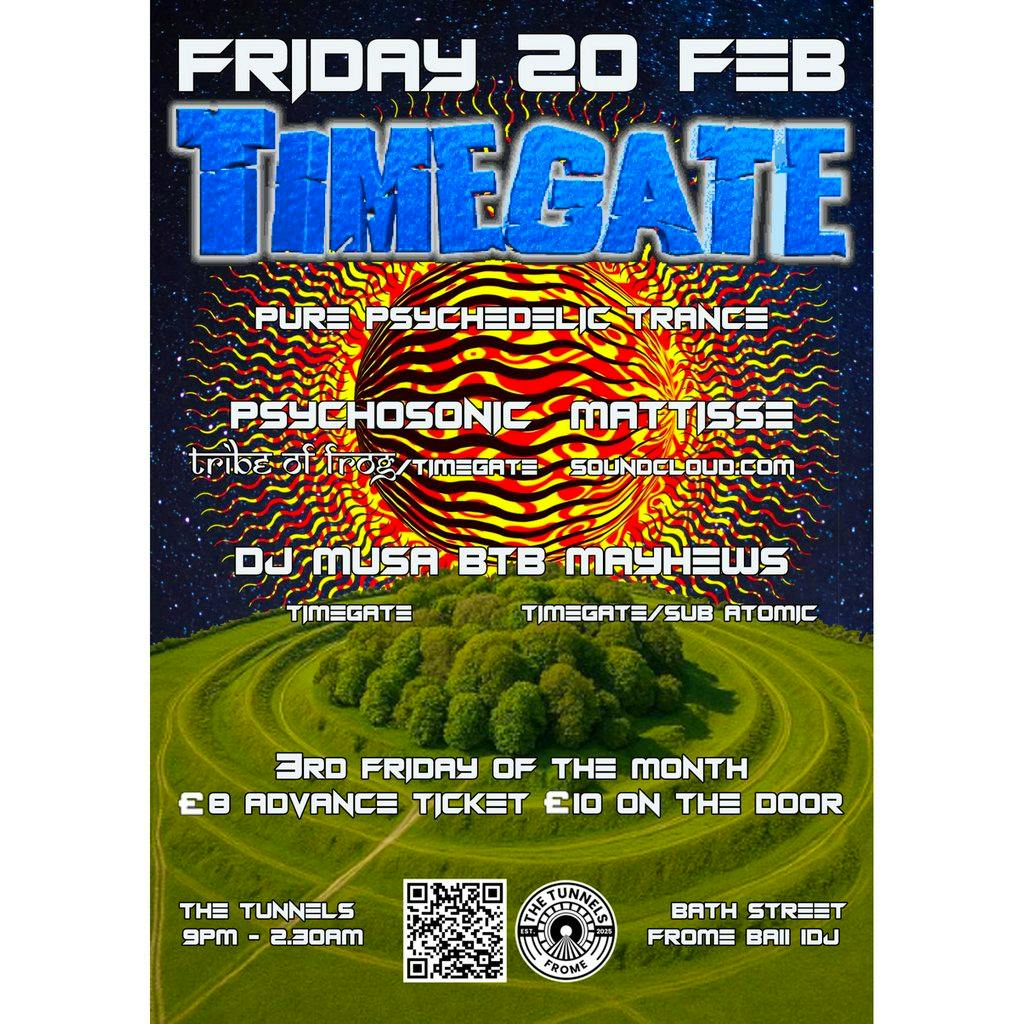 Timegate Pure Psychedelic Trance at The Tunnels Frome