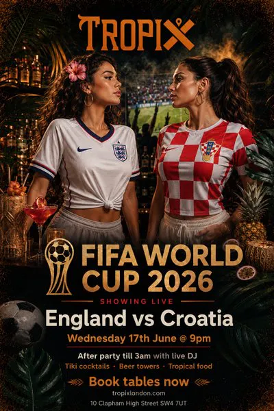 Tickets England Vs Croatia World Cup Watch Party Tropix Bar London tickets-england-vs-croatia-world-cup-watch-party-tropix-bar-london