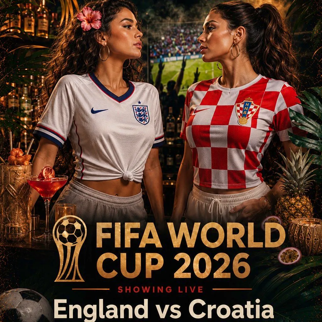 England vs Croatia : World Cup Watch Party at Tropix Bar