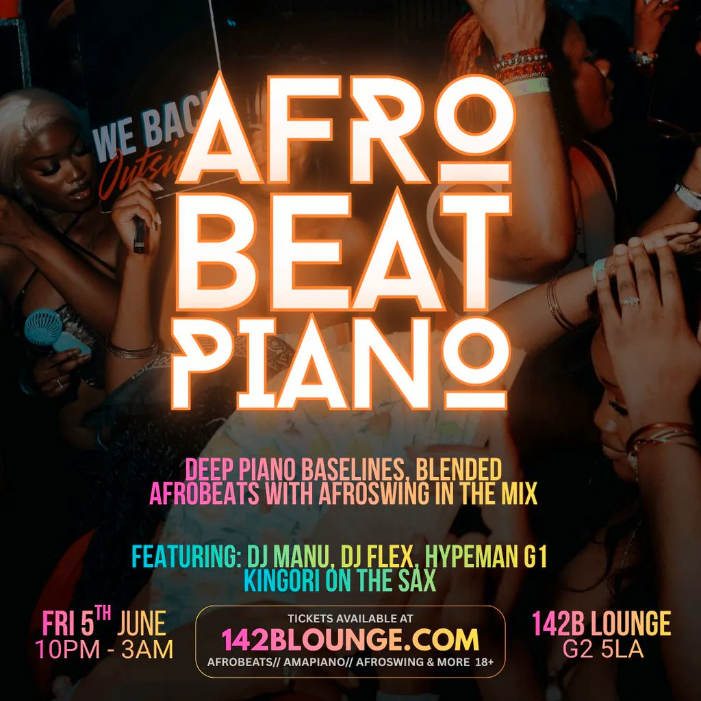 AfroBeat Piano !!! at 142B Lounge Glasgow