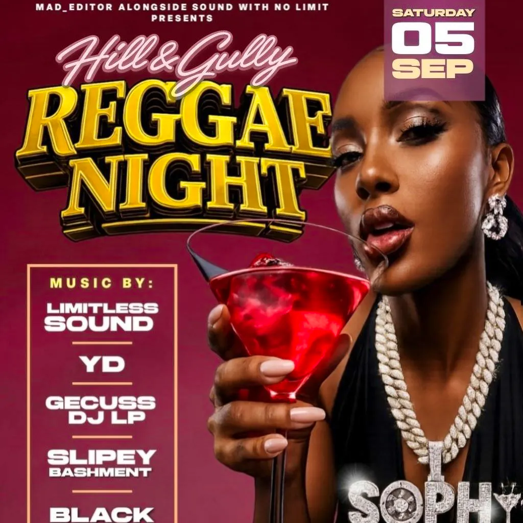 hill & Gully reggae night at Sophy Digbeth