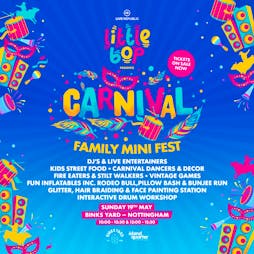 Little Bop Carnival | Family Mini Fest Tickets | Binks Yard Nottingham  | Sun 19th May 2024 Lineup