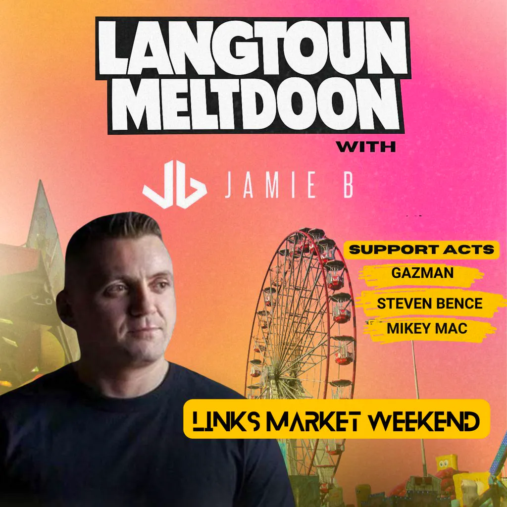 LangToun Meltdoon x Jamie B Links Market Weekend at The Venue Kirkcaldy