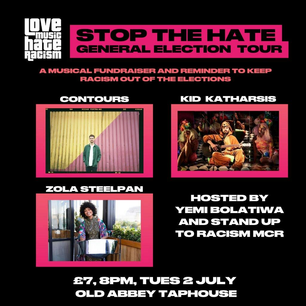 Stop The Hate Love Music Hate Racism MCR The Old Abbey Tap House