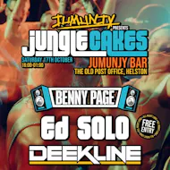JUMUNJY INVITES - Jungle Cakes - Benny Page - Ed Solo - Deekline at Jumunjy Restaurant And Bar