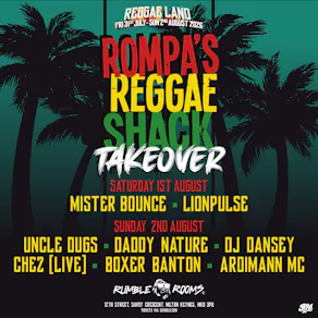 Reggae Land Official After Party at Rumble Rooms - Sunday