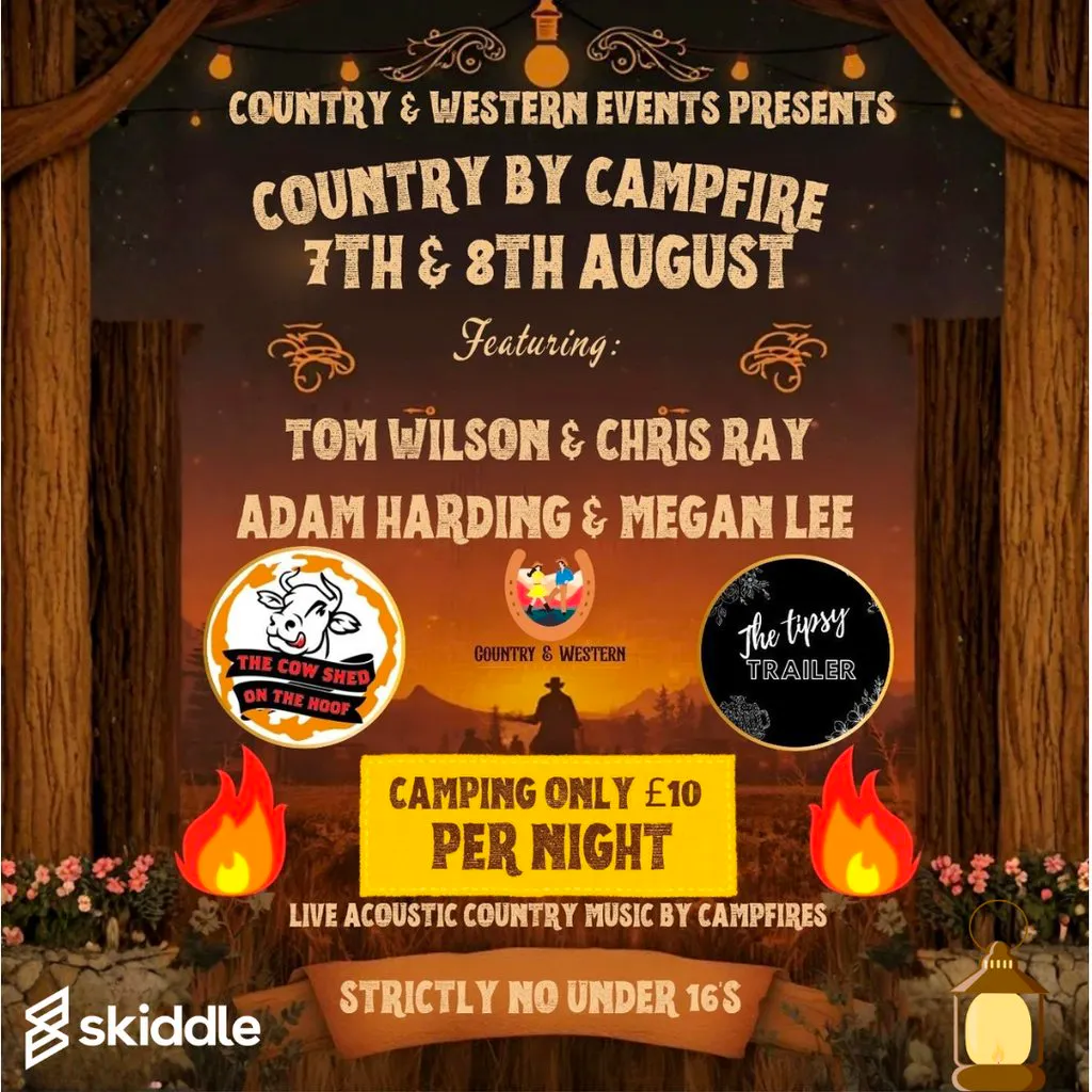 Country By Campfire Dover at Farthingloe Barn