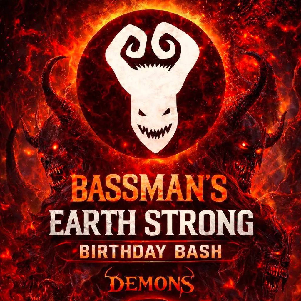 Bassman's Earth Strong Birthday Bash at The Tunnel Club