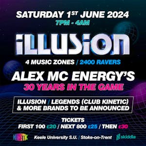 Illusion Mc Energy 30 years in the game - Rave