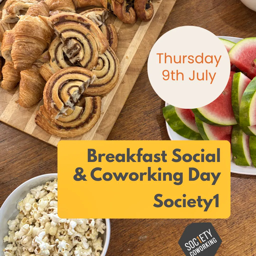 Breakfast Social and Coworking Day: July at Society1