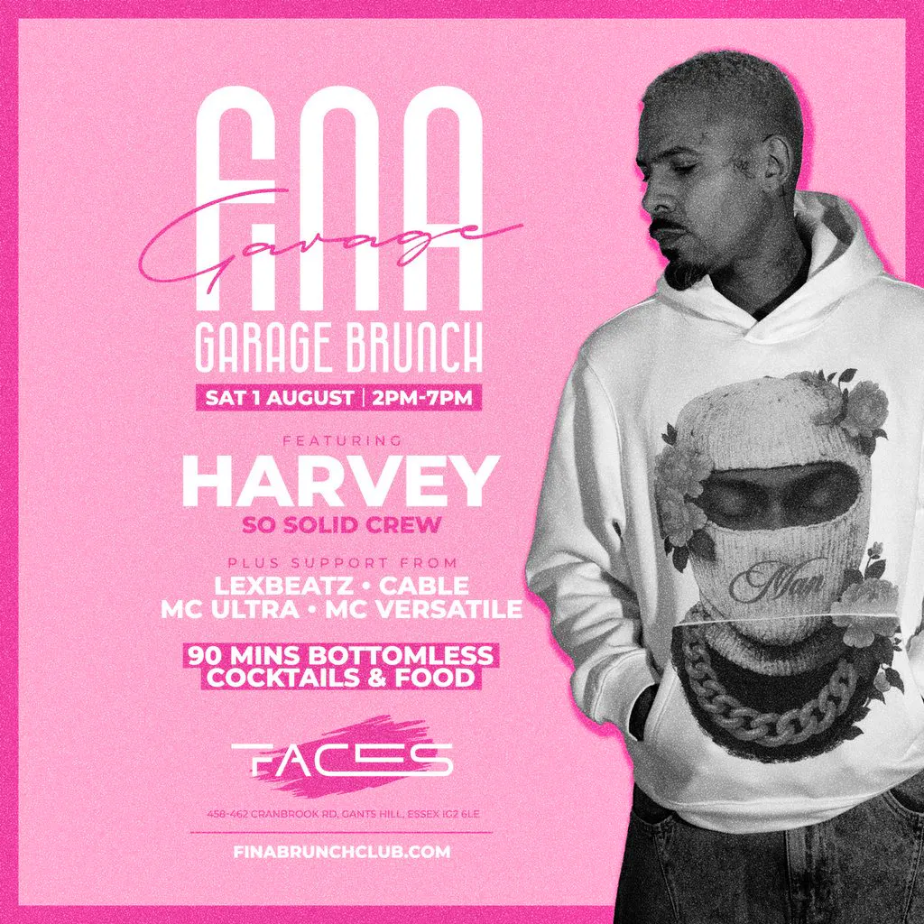 UKG BOTTOMLESS BRUNCH ( With So Solid's Mc Harvey ) at Faces