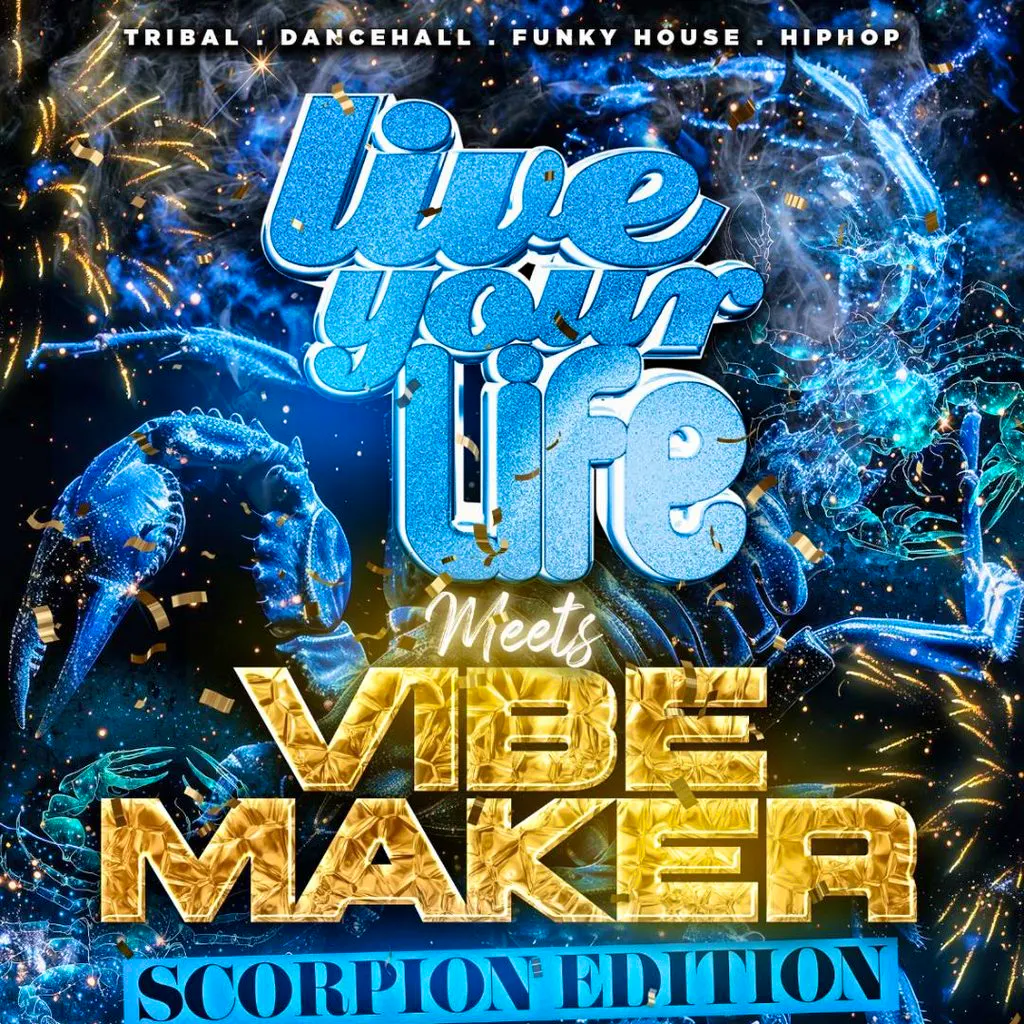 LIVE YOUR LIFE meets VIBEMAKER at Rumbles Room Top Floor