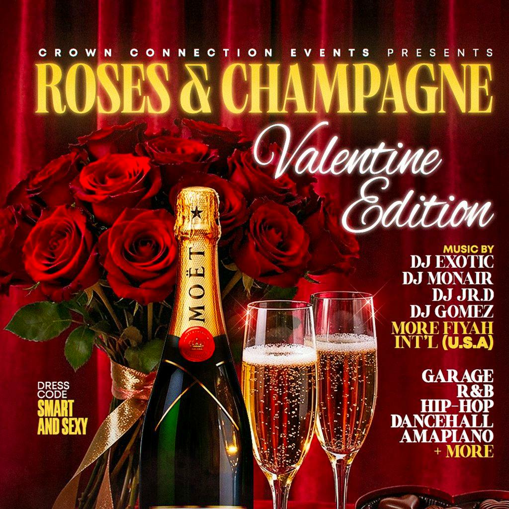 Roses & Champagne Valentine Edition at Totos By The River