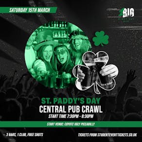 ST PADDY'S PUB CRAWL - CENTRAL LONDON - Saturday 15th March