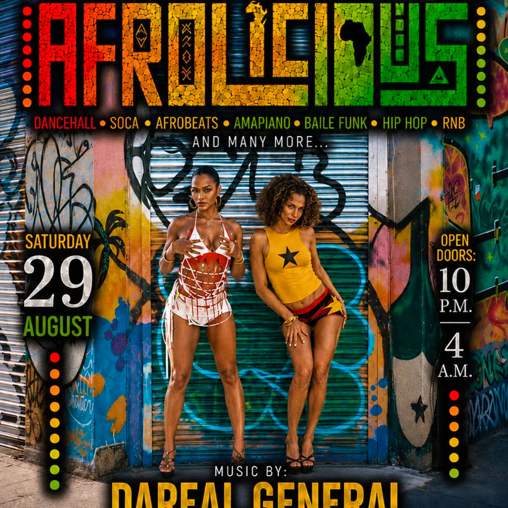 AFROLICIOUS Carnival Edition|Dancehall|Afrobeats|Soca|Hip Hop at Tropix Bar