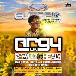 Argy UK @ Eutopia Outdoor Courtyard Party Tickets | The Old School House And Courtyard Hull  | Sat 22nd June 2024 Lineup