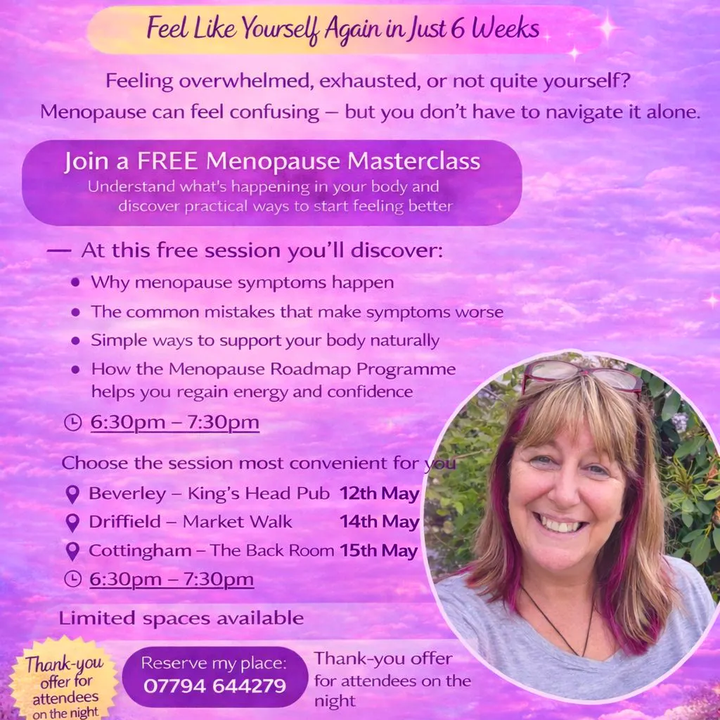 FREE menopause masterclass at Market Walk