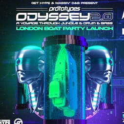 The Prototypes Presents 'ODYSSEY 2.0' London Boat Party Tickets | Golden Jubilee (boat) London  | Sat 21st May 2022 Lineup