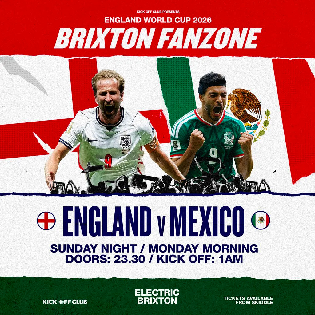 Brixton Fanzone - England vs Mexico (Last 16) -Fanzone screening at Electric Brixton