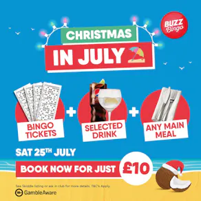Xmas In July Night Out 25/07 - Buzz Bingo Colchester