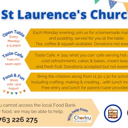 Food & Fun', 24th August Tickets | St. Laurences Church Chorley  | Wed 24th August 2022 Lineup