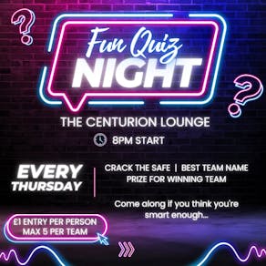 The Centurion Bar & Lounge 'Fun Quiz Night'