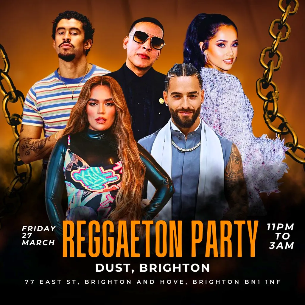 Reggaeton Party (Brighton) March 2026 at Dust
