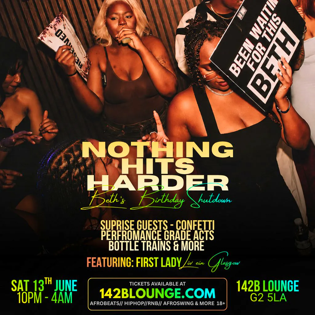 NOTHING HITS HARDER feat First Lady Live in Glasgow!!! at 142B Lounge Glasgow