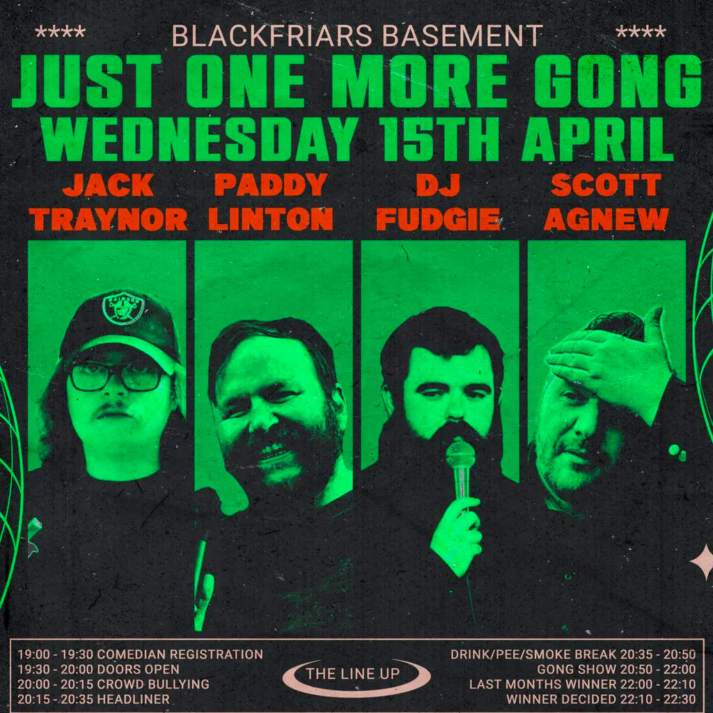 Just One More X at Blackfriars Basement