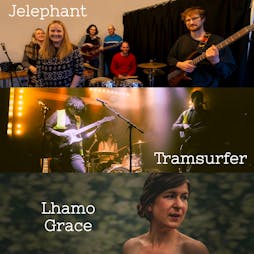 Jelephant, Tramsurfer & Lhamo Grace live in concert Tickets | The Wee Red Bar Edinburgh  | Sat 27th April 2024 Lineup