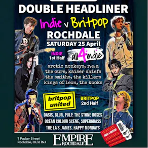 Indie Vs Britpop - Live at Empire Rochdale