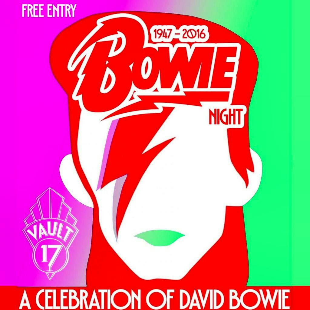 BOWIE NIGHT @ VAULT 17  - Free Entry at Vault 17