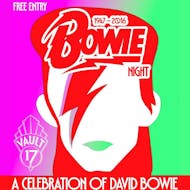 BOWIE NIGHT @ VAULT 17 - Free Entry at Vault 17