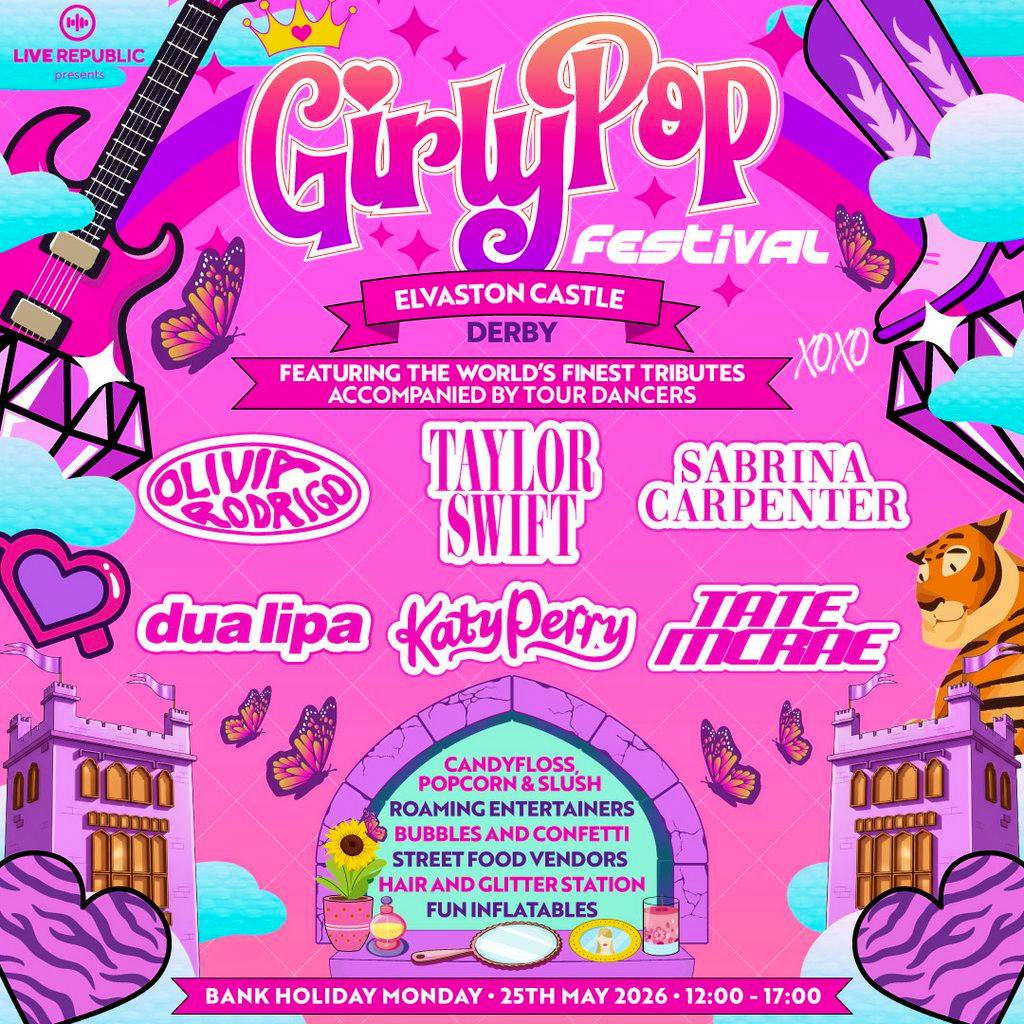 GirlyPop Live | Elvaston Castle, Derby at Elvaston Castle Country Park