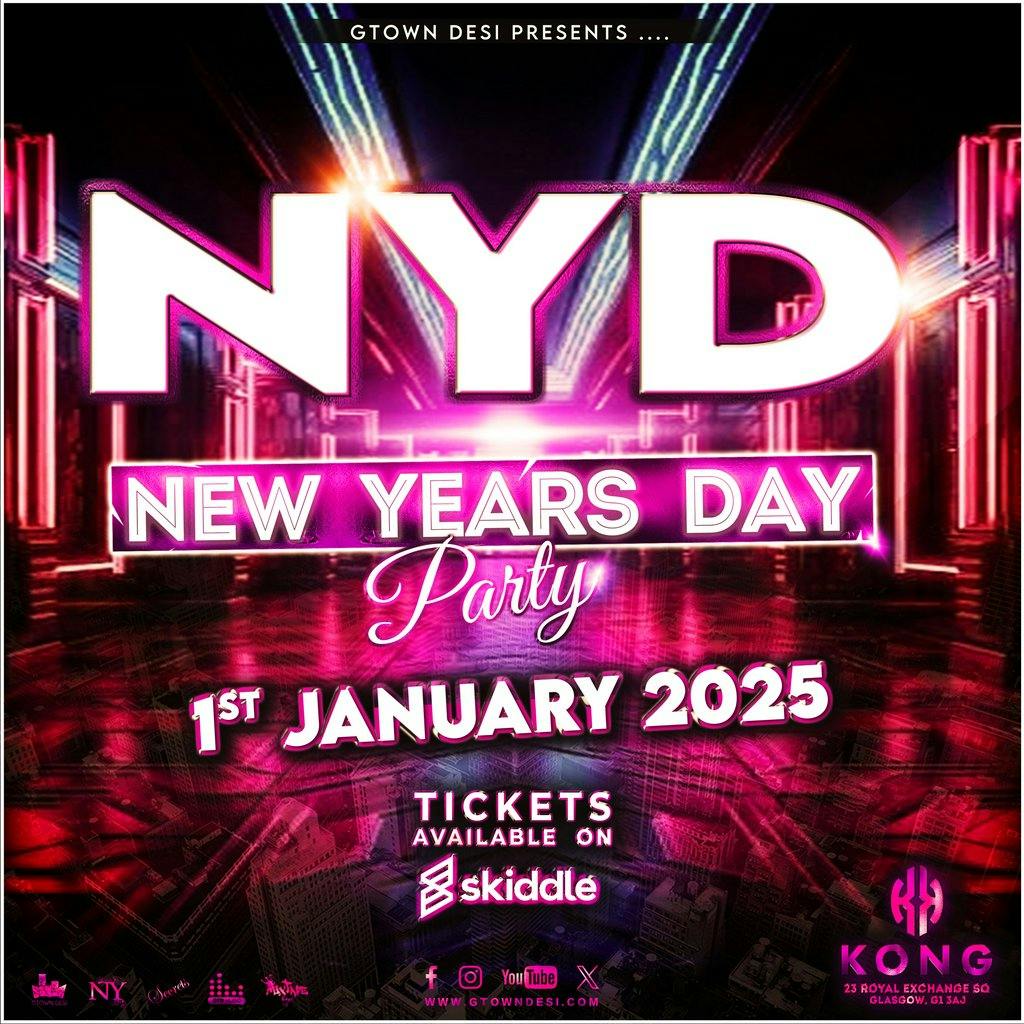 Tickets New Years Day Party 2025 with Gtown Desi (*TICKETS ON DOOR NOW