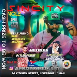SinCity Vol. 02 Tickets | 24 Kitchen Street Liverpool  | Sat 27th April 2024 Lineup