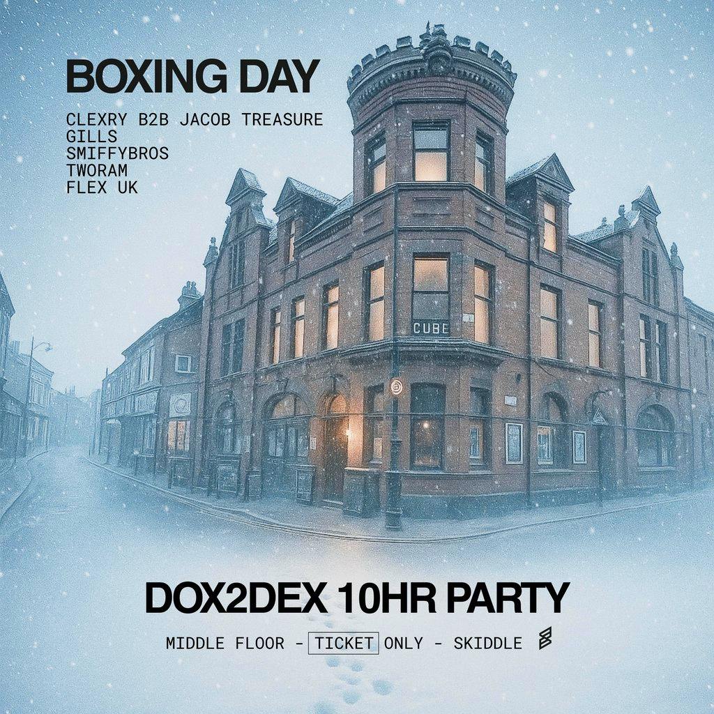 Dox2Dex presents : Boxing Day at Cube Poulton Le Fylde