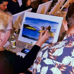 Boozy Brushes, Dot Painting Art Party! Glasgow