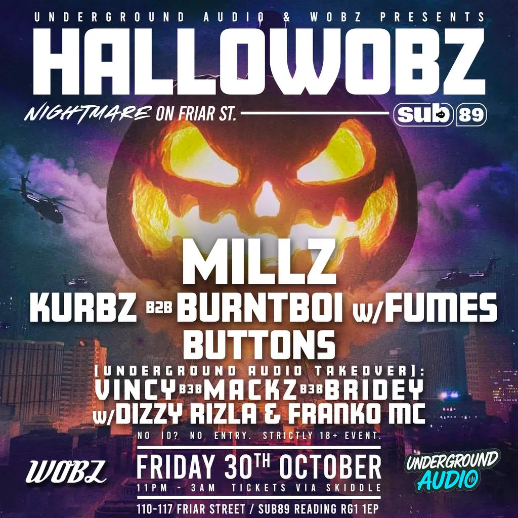 Underground audio x Wobz - Halloween sub89 at Sub 89